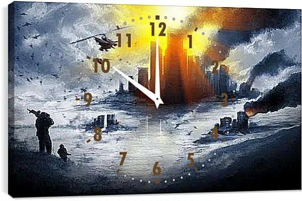Часы картина - Battlefield 4