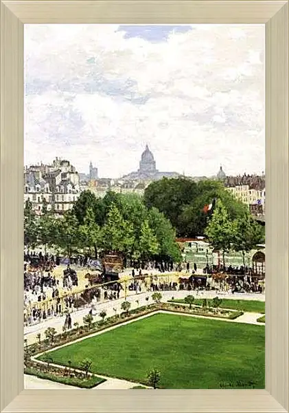 Картина в раме - Garden of the Princess. Клод Моне