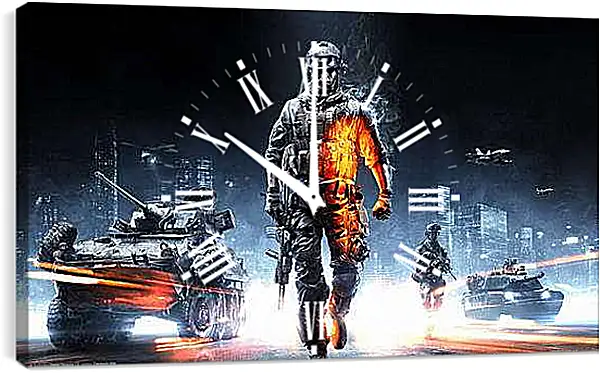 Часы картина - Battlefield 3
