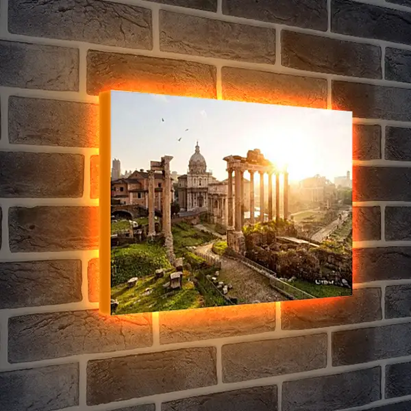 Лайтбокс световая панель - Римский Форум. Италия.