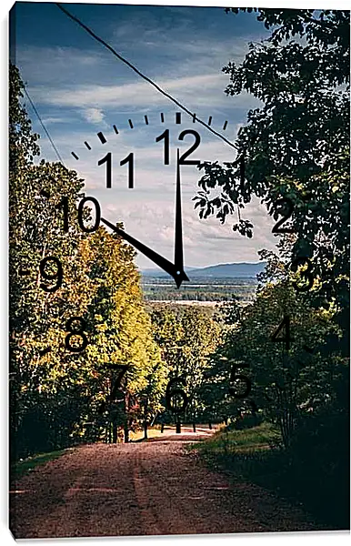 Часы картина - Летний денёк