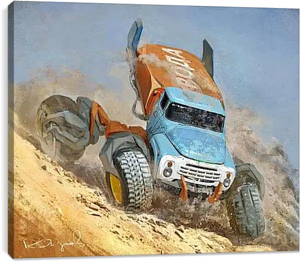 Постер на подрамнике - Зил