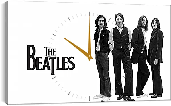 Часы картина - The Beatles - Битлз Часы картина - The Beatles - Битлз