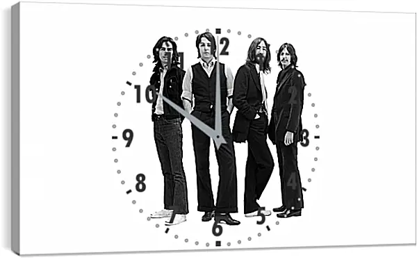 Часы картина - The Beatles - Битлз Часы картина - The Beatles - Битлз