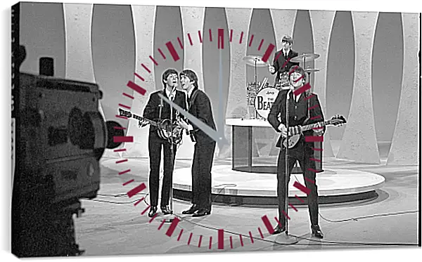 Часы картина - The Beatles - Битлз Часы картина - The Beatles - Битлз