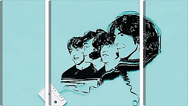 Модульная картина - The Beatles - Битлз Модульная картина - The Beatles - Битлз