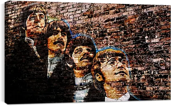 Постер на подрамнике - The Beatles - Битлз Постер на подрамнике - The Beatles - Битлз