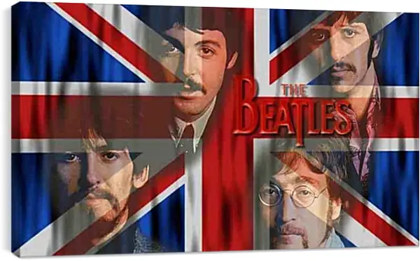 Постер на подрамнике - The Beatles - Битлз Постер на подрамнике - The Beatles - Битлз
