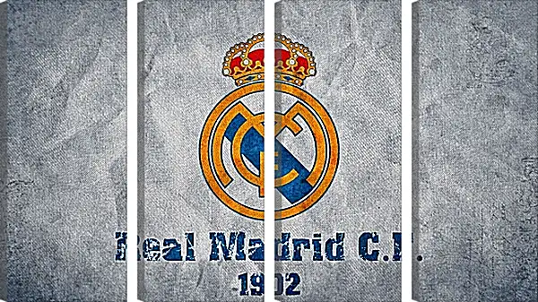 Модульная картина - Эмблема Реал Мадрид. Real Madrid. Модульная картина - Эмблема Реал Мадрид. Real Madrid.
