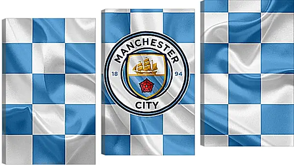 Модульная картина - Эмблема Манчестер Сити. Manchester City. Модульная картина - Эмблема Манчестер Сити. Manchester City.