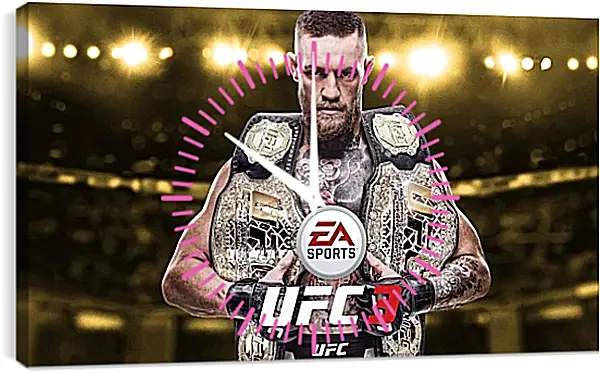 Часы картина - UFC. Конор МакГрегор. EA Sports Часы картина - UFC. Конор МакГрегор. EA Sports