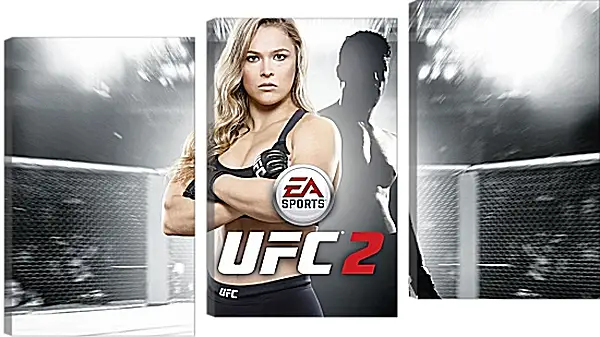 Модульная картина - UFC. Ронда Роузи. EA Sports Модульная картина - UFC. Ронда Роузи. EA Sports