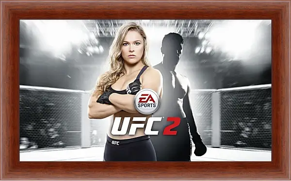Картина в раме - UFC. Ронда Роузи. EA Sports Картина в раме - UFC. Ронда Роузи. EA Sports