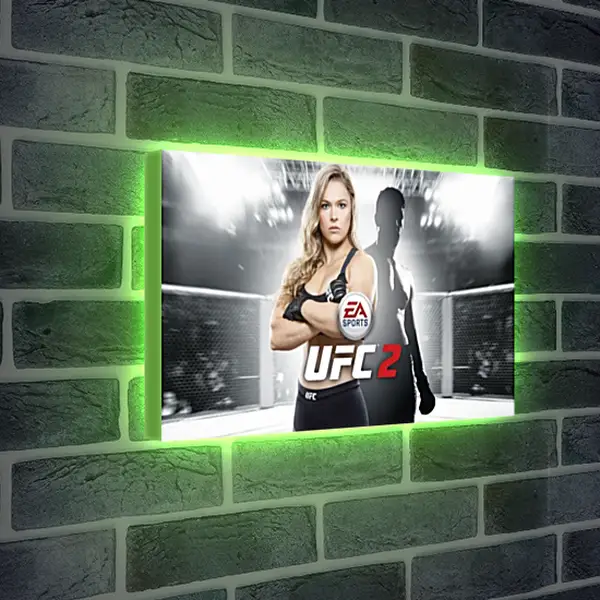 Лайтбокс световая панель - UFC. Ронда Роузи. EA Sports Лайтбокс световая панель - UFC. Ронда Роузи. EA Sports