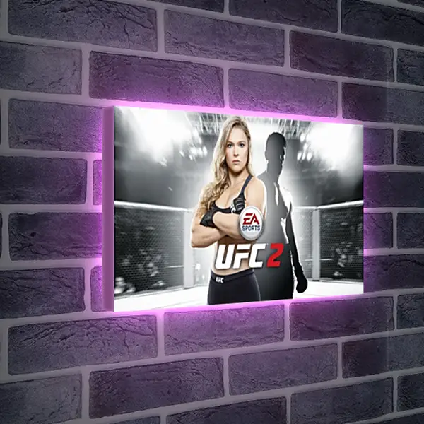 Лайтбокс световая панель - UFC. Ронда Роузи. EA Sports Лайтбокс световая панель - UFC. Ронда Роузи. EA Sports