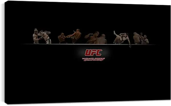 Постер на подрамнике - UFC. Постер на подрамнике - UFC.
