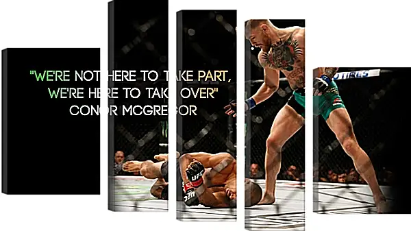 Модульная картина - UFC. MMA. Бой. Конор МакГрегор. Модульная картина - UFC. MMA. Бой. Конор МакГрегор.
