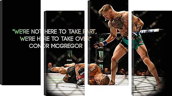 Модульная картина - UFC. MMA. Бой. Конор МакГрегор. Модульная картина - UFC. MMA. Бой. Конор МакГрегор.