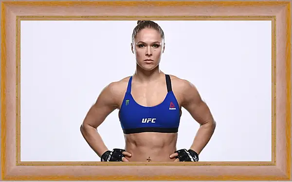 Картина в раме - UFC. MMA. Ронда Роузи. Картина в раме - UFC. MMA. Ронда Роузи.