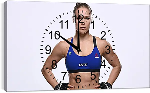 Часы картина - UFC. MMA. Ронда Роузи. Часы картина - UFC. MMA. Ронда Роузи.