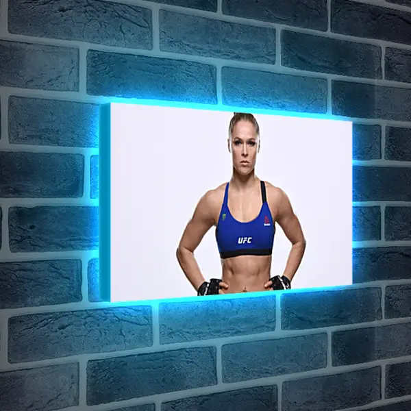 Лайтбокс световая панель - UFC. MMA. Ронда Роузи. Лайтбокс световая панель - UFC. MMA. Ронда Роузи.