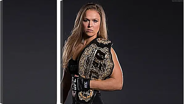 Модульная картина - UFC. MMA. Ронда Роузи с поясом. Модульная картина - UFC. MMA. Ронда Роузи с поясом.