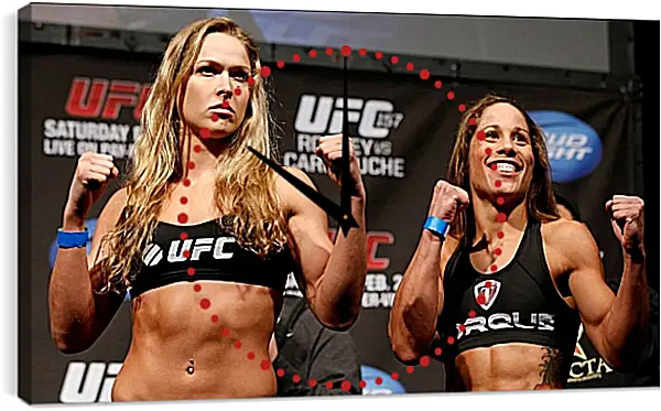 Часы картина - UFC. MMA. Ронда Роузи перед боем. Часы картина - UFC. MMA. Ронда Роузи перед боем.