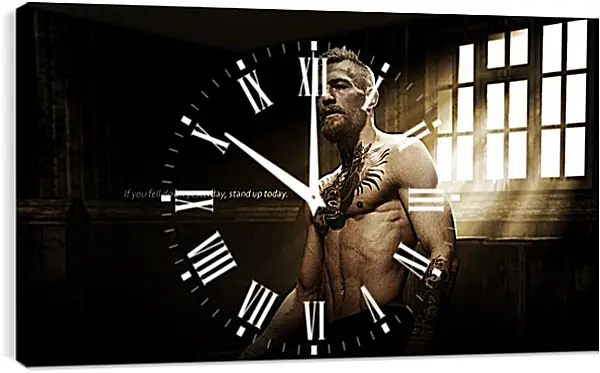 Часы картина - UFC. MMA. Conchur Mac Greagoir. Конор МакГрегор. Часы картина - UFC. MMA. Conchur Mac Greagoir. Конор МакГрегор.