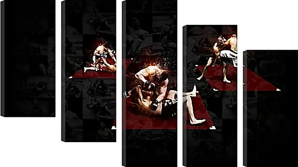 Модульная картина - UFC. MMA. Приёмы. Модульная картина - UFC. MMA. Приёмы.