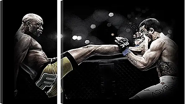 Модульная картина - UFC. MMA. Андерсон Сильва. Модульная картина - UFC. MMA. Андерсон Сильва.