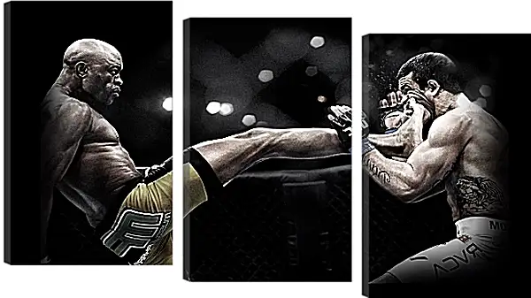 Модульная картина - UFC. MMA. Андерсон Сильва. Модульная картина - UFC. MMA. Андерсон Сильва.