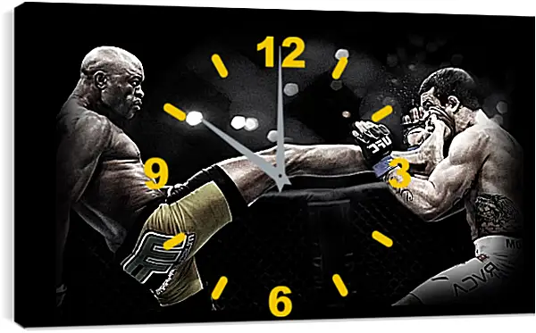 Часы картина - UFC. MMA. Андерсон Сильва. Часы картина - UFC. MMA. Андерсон Сильва.