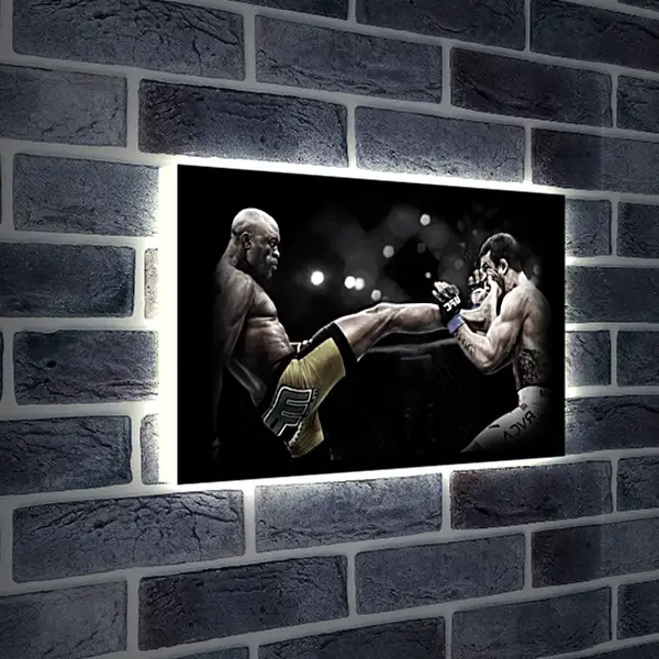 Лайтбокс световая панель - UFC. MMA. Андерсон Сильва. Лайтбокс световая панель - UFC. MMA. Андерсон Сильва.