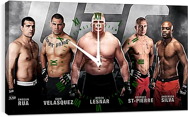 Часы картина - UFC. MMA. Брок Леснар. Часы картина - UFC. MMA. Брок Леснар.