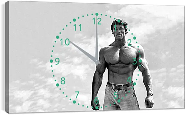 Часы картина - Арнольд Шварценеггер (Arnold Schwarzenegger) Часы картина - Арнольд Шварценеггер (Arnold Schwarzenegger)
