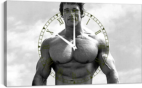 Часы картина - Арнольд Шварценеггер (Arnold Schwarzenegger) Часы картина - Арнольд Шварценеггер (Arnold Schwarzenegger)