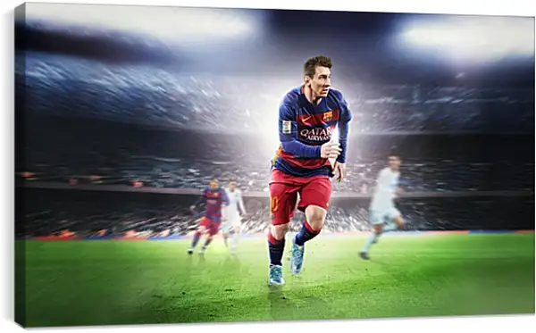 Постер на подрамнике - Лионель Месси. EA Sports Постер на подрамнике - Лионель Месси. EA Sports