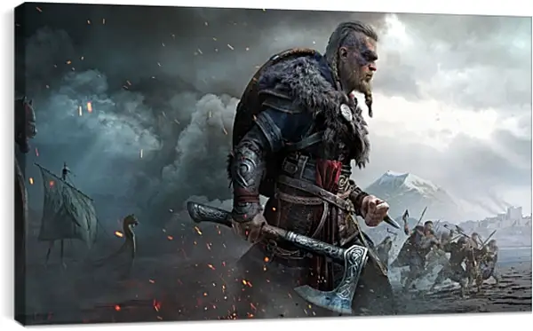 Постер на подрамнике - Assassins Creed Valhalla Постер на подрамнике - Assassins Creed Valhalla
