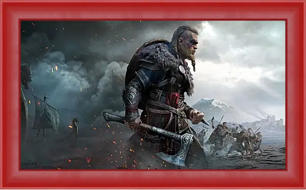 Картина в раме - Assassins Creed Valhalla Картина в раме - Assassins Creed Valhalla