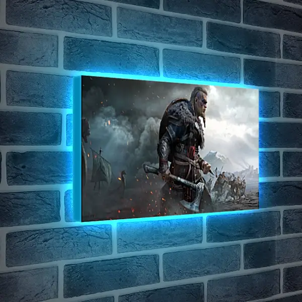Лайтбокс световая панель - Assassins Creed Valhalla Лайтбокс световая панель - Assassins Creed Valhalla