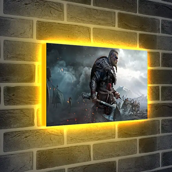 Лайтбокс световая панель - Assassins Creed Valhalla Лайтбокс световая панель - Assassins Creed Valhalla