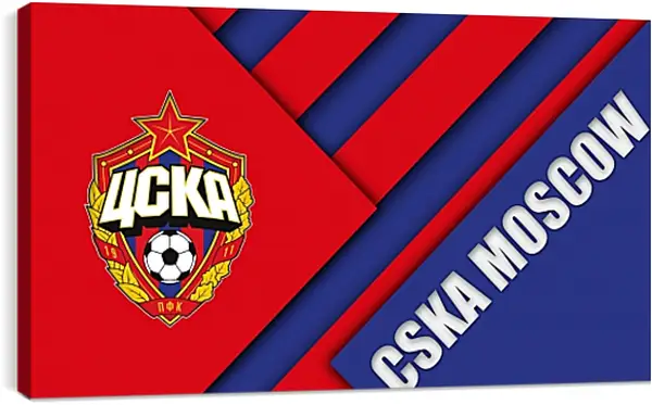 Постер на подрамнике - Эмблема ФК ЦСКА Москва Постер на подрамнике - Эмблема ФК ЦСКА Москва