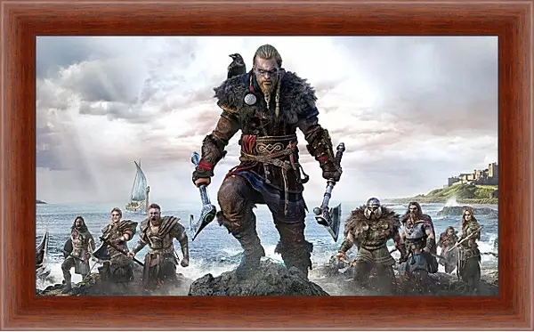 Картина в раме - Assassins Creed Valhalla Картина в раме - Assassins Creed Valhalla