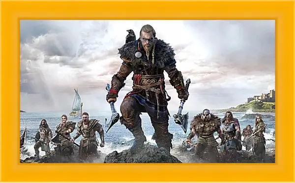 Картина в раме - Assassins Creed Valhalla Картина в раме - Assassins Creed Valhalla