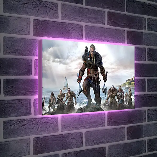 Лайтбокс световая панель - Assassins Creed Valhalla Лайтбокс световая панель - Assassins Creed Valhalla