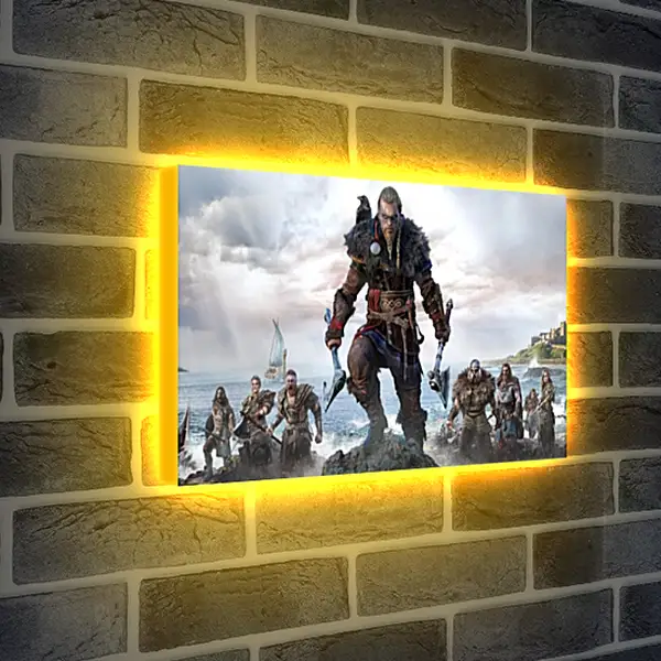 Лайтбокс световая панель - Assassins Creed Valhalla Лайтбокс световая панель - Assassins Creed Valhalla