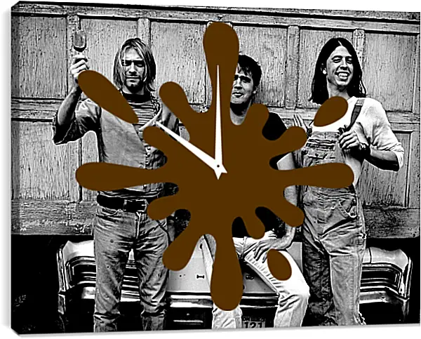 Часы картина - Нирвана (Nirvana) Часы картина - Нирвана (Nirvana)
