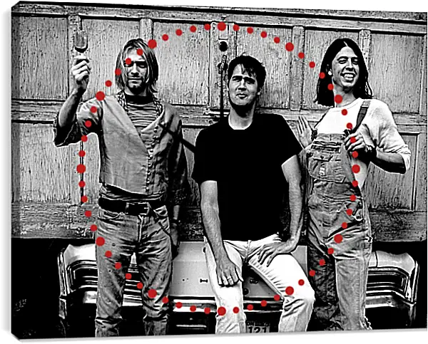 Часы картина - Нирвана (Nirvana) Часы картина - Нирвана (Nirvana)