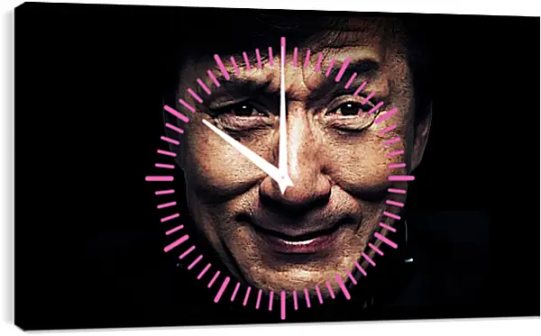Часы картина - Джеки Чан. Jackie Chan Часы картина - Джеки Чан. Jackie Chan