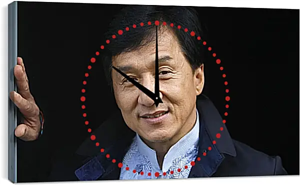 Часы картина - Джеки Чан. Jackie Chan Часы картина - Джеки Чан. Jackie Chan